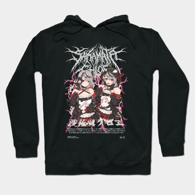 Hololive Japan Sakamata Chloe Hoodie by Waifuku Merch